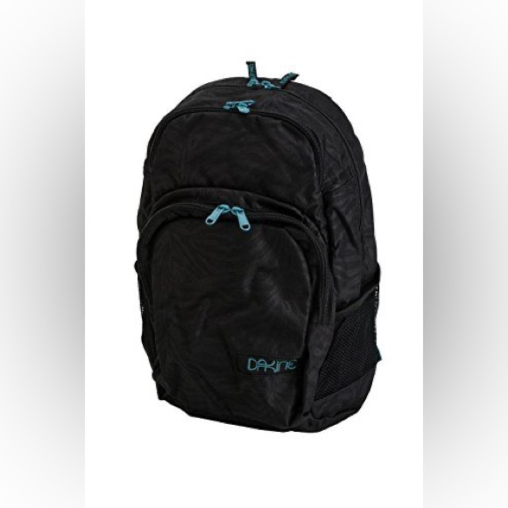 DAKINE laptop backpack, black and turquoise, 25L